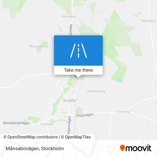 Månsabovägen map