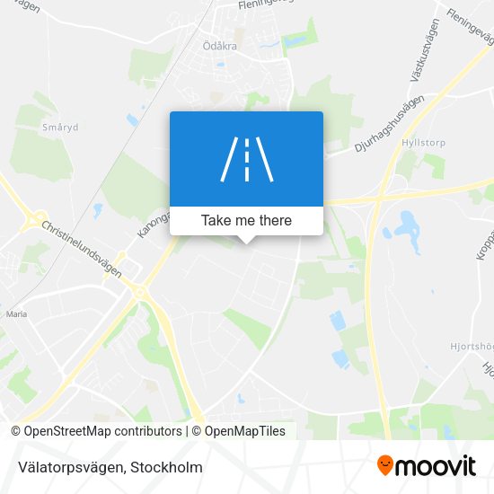 Välatorpsvägen map