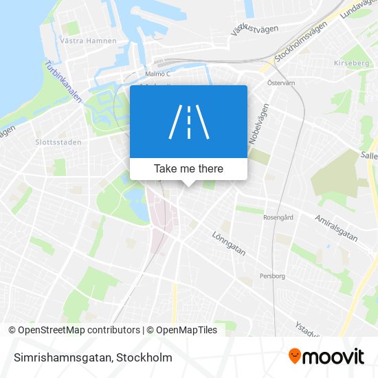 Simrishamnsgatan map