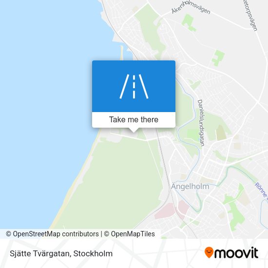 Sjätte Tvärgatan map