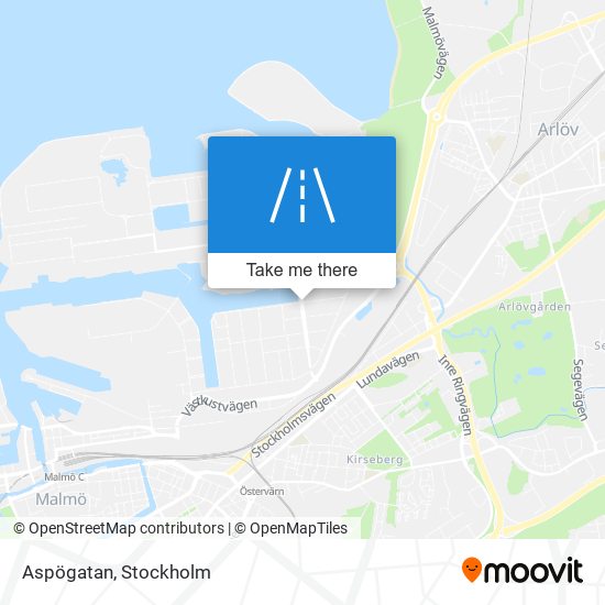 Aspögatan map