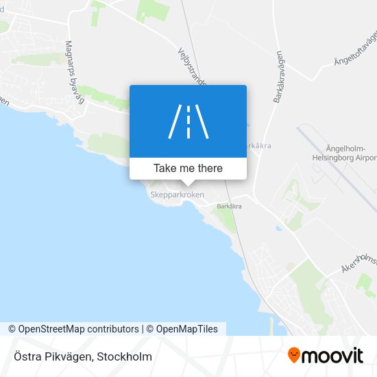 Östra Pikvägen map