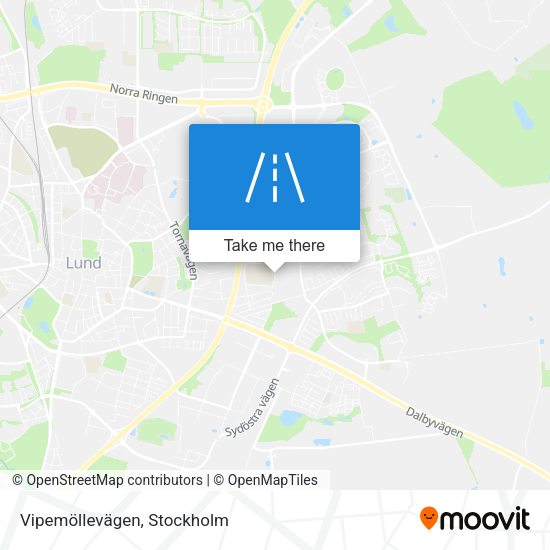 Vipemöllevägen map