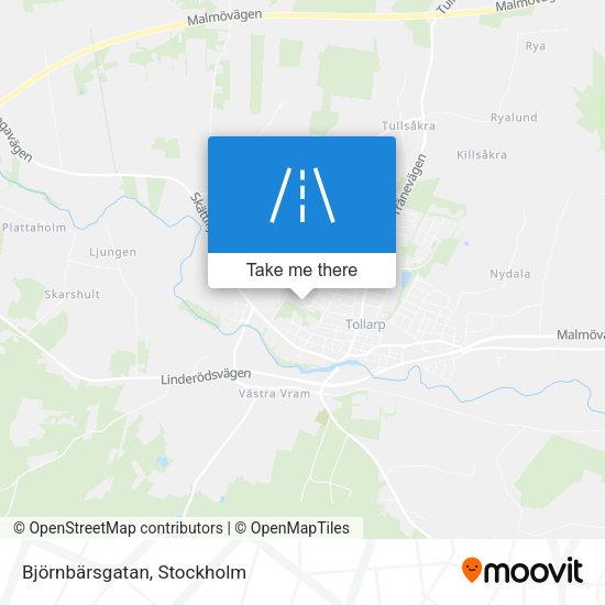 Björnbärsgatan map
