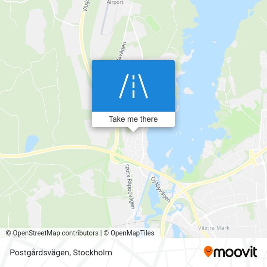 Postgårdsvägen map