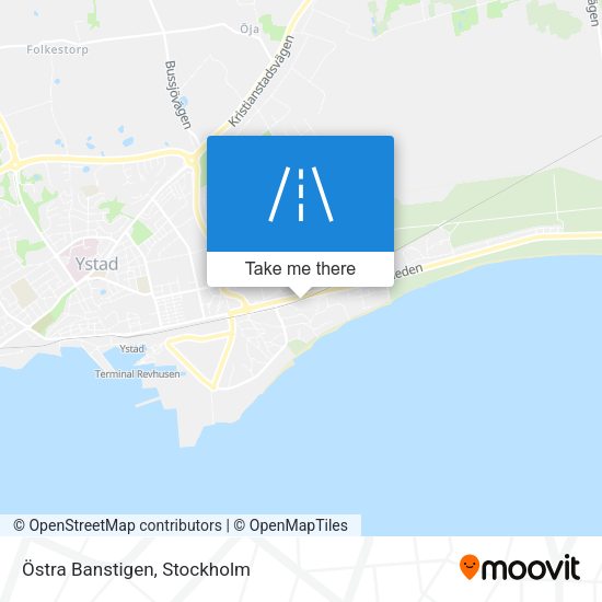 Östra Banstigen map
