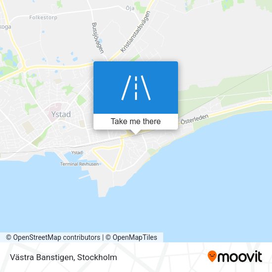 Västra Banstigen map