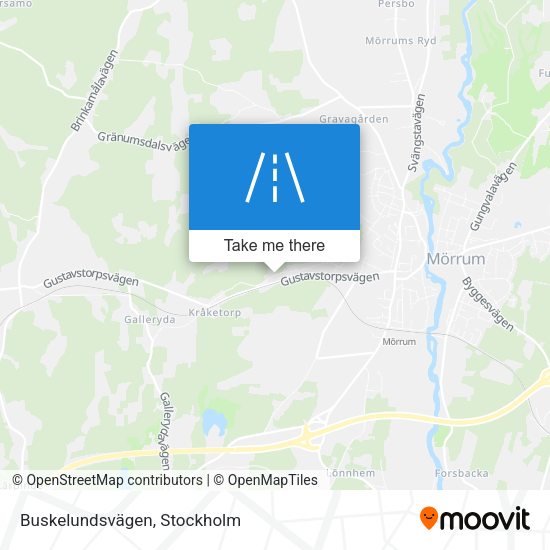 Buskelundsvägen map
