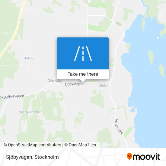 Sjöbyvägen map