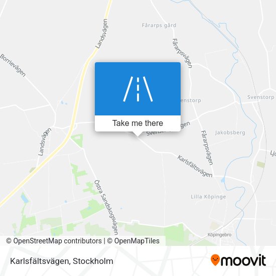 Karlsfältsvägen map