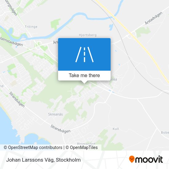Johan Larssons Väg map