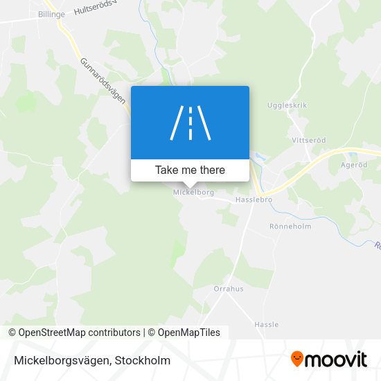 Mickelborgsvägen map