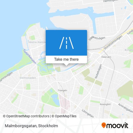 Malmborgsgatan map