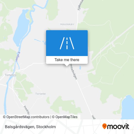 Balsgårdsvägen map