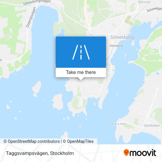 Taggsvampsvägen map
