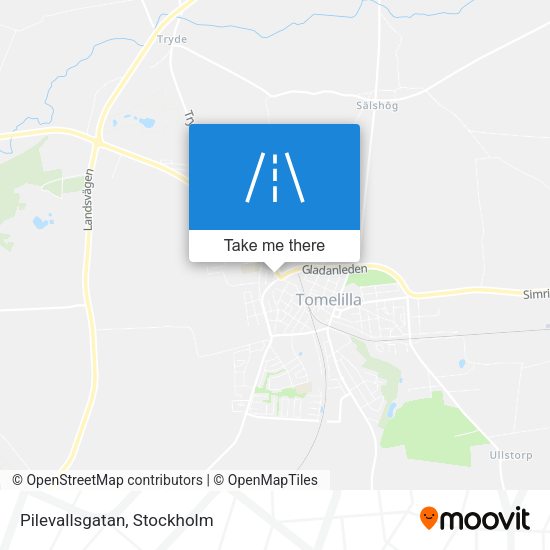 Pilevallsgatan map