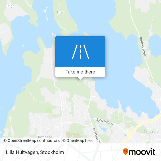 Lilla Hultvägen map