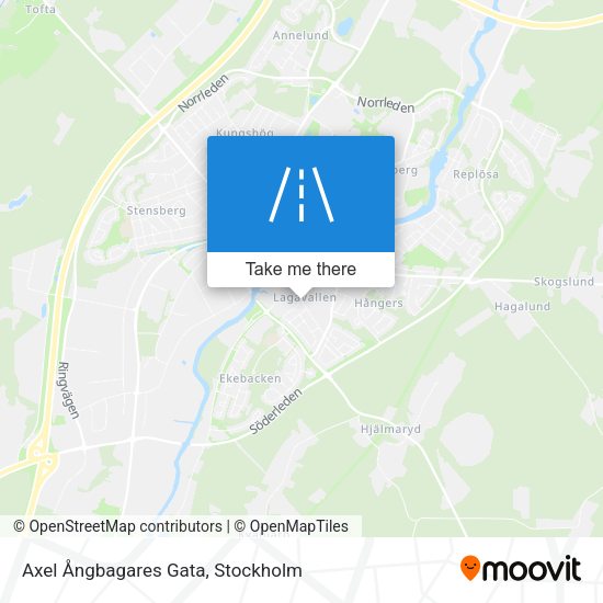 Axel Ångbagares Gata map