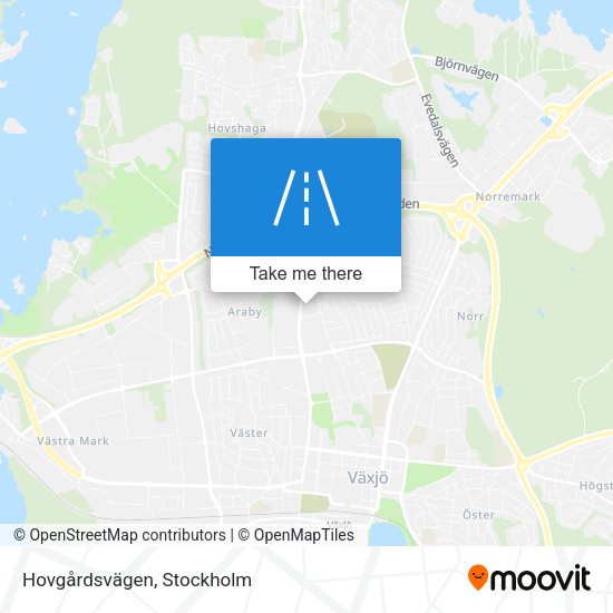 Hovgårdsvägen map