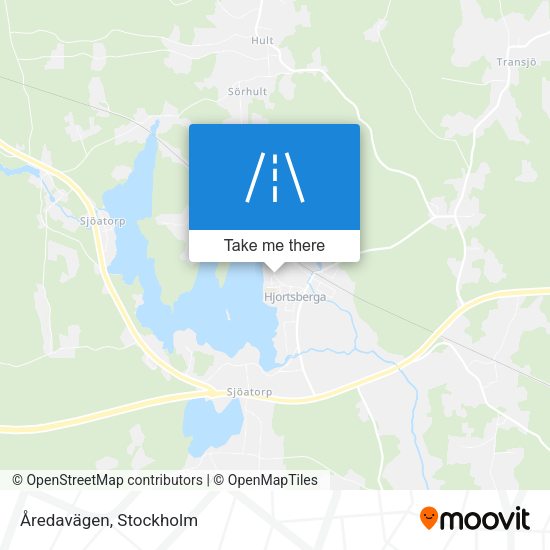 Åredavägen map