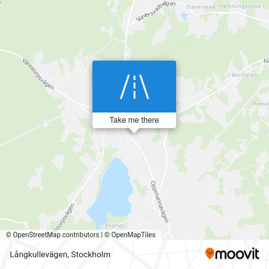 Långkullevägen map