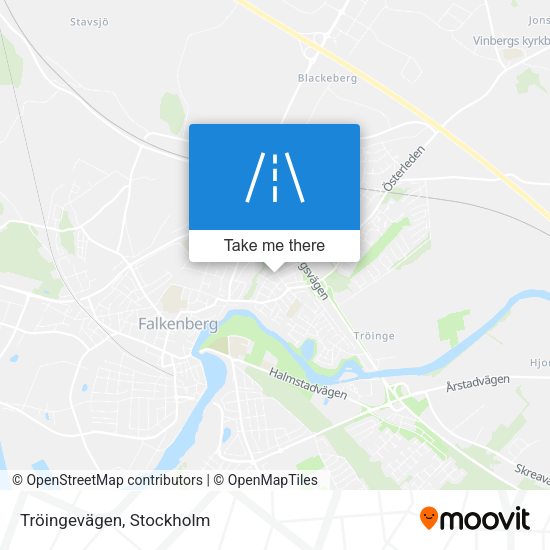 Tröingevägen map