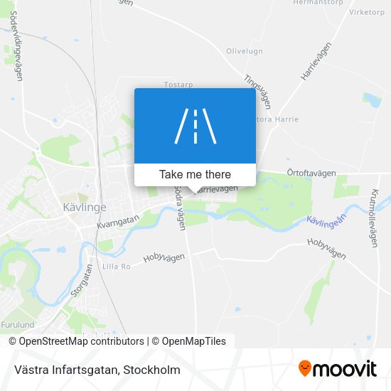 Västra Infartsgatan map
