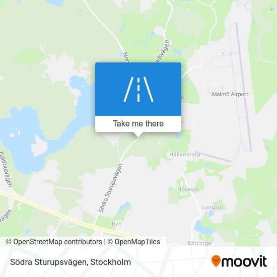 Södra Sturupsvägen map