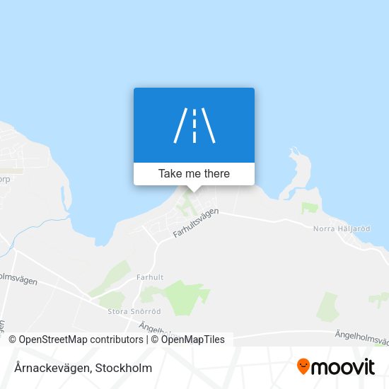 Årnackevägen map