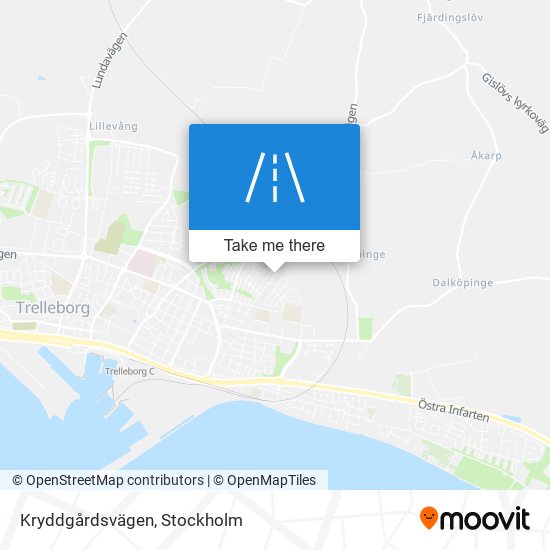 Kryddgårdsvägen map