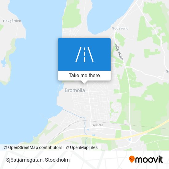 Sjöstjärnegatan map