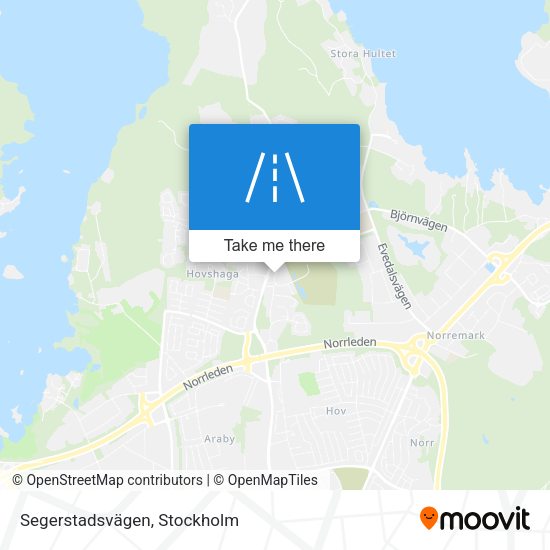 Segerstadsvägen map