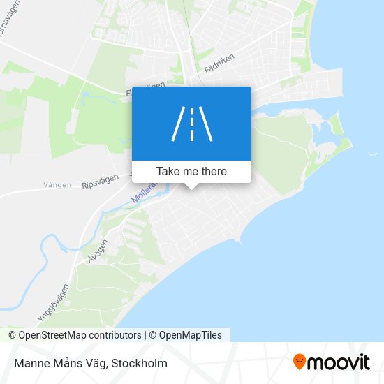 Manne Måns Väg map