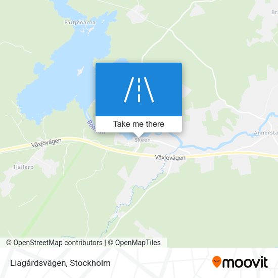 Liagårdsvägen map