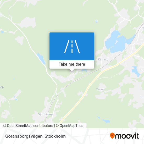 Göransborgsvägen map