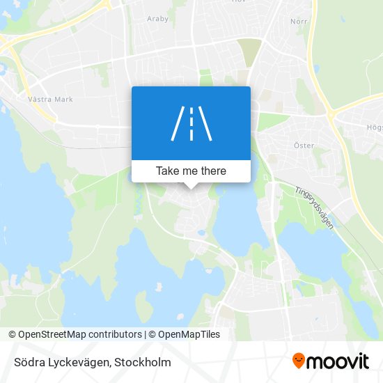 Södra Lyckevägen map