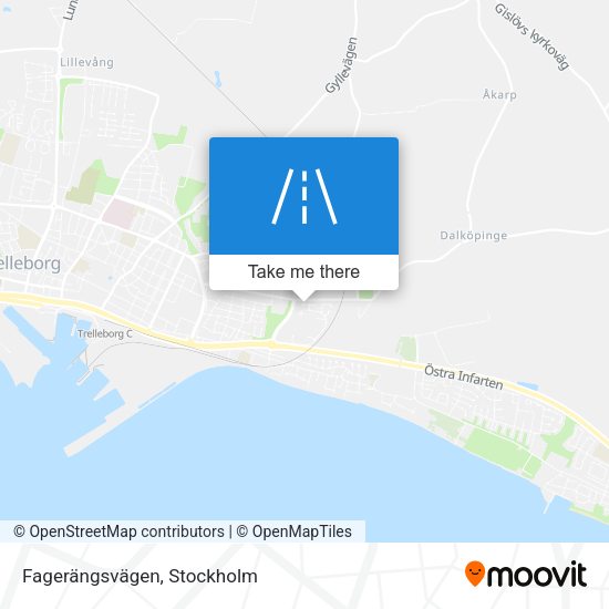 Fagerängsvägen map