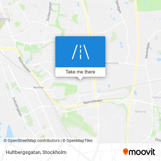 Hultbergsgatan map