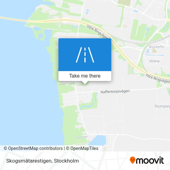Skogsmätarestigen map