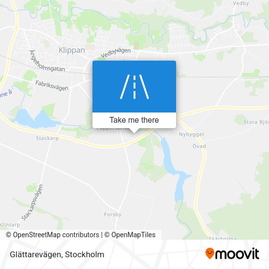 Glättarevägen map
