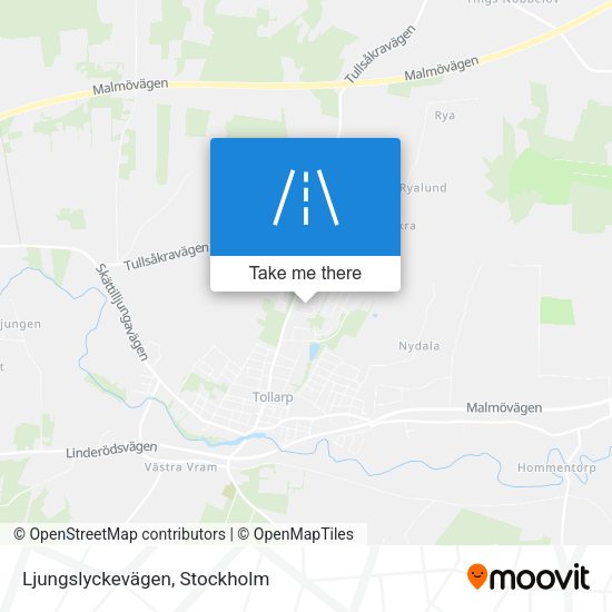 Ljungslyckevägen map