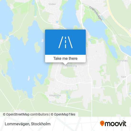 Lommevägen map