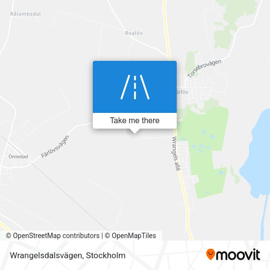 Wrangelsdalsvägen map