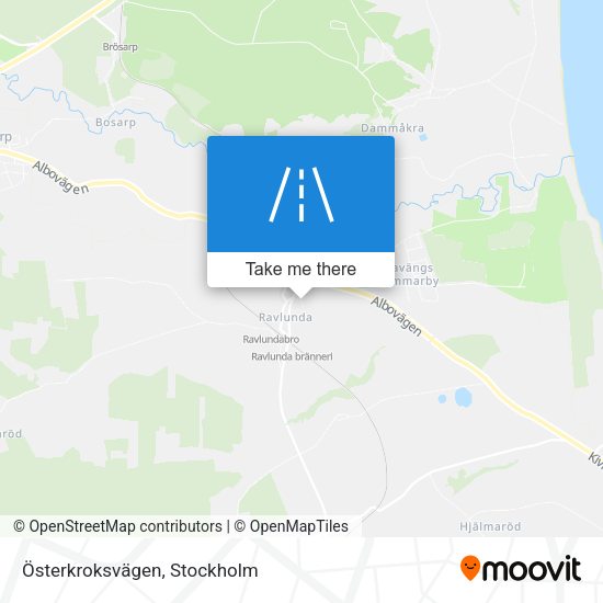 Österkroksvägen map