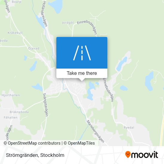 Strömgränden map