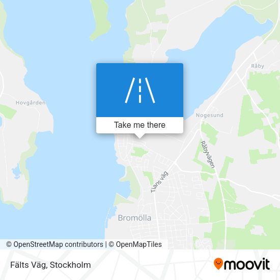 Fälts Väg map