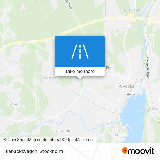 Ilabäcksvägen map