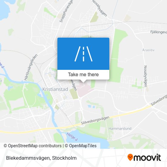 Blekedammsvägen map