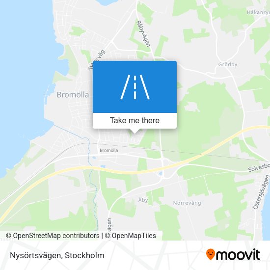 Nysörtsvägen map