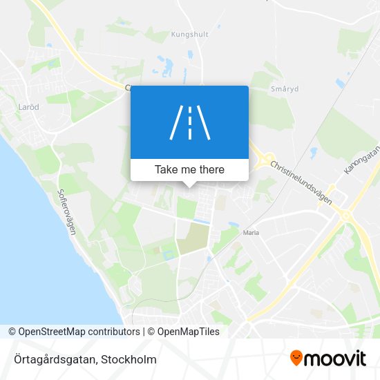 Örtagårdsgatan map
